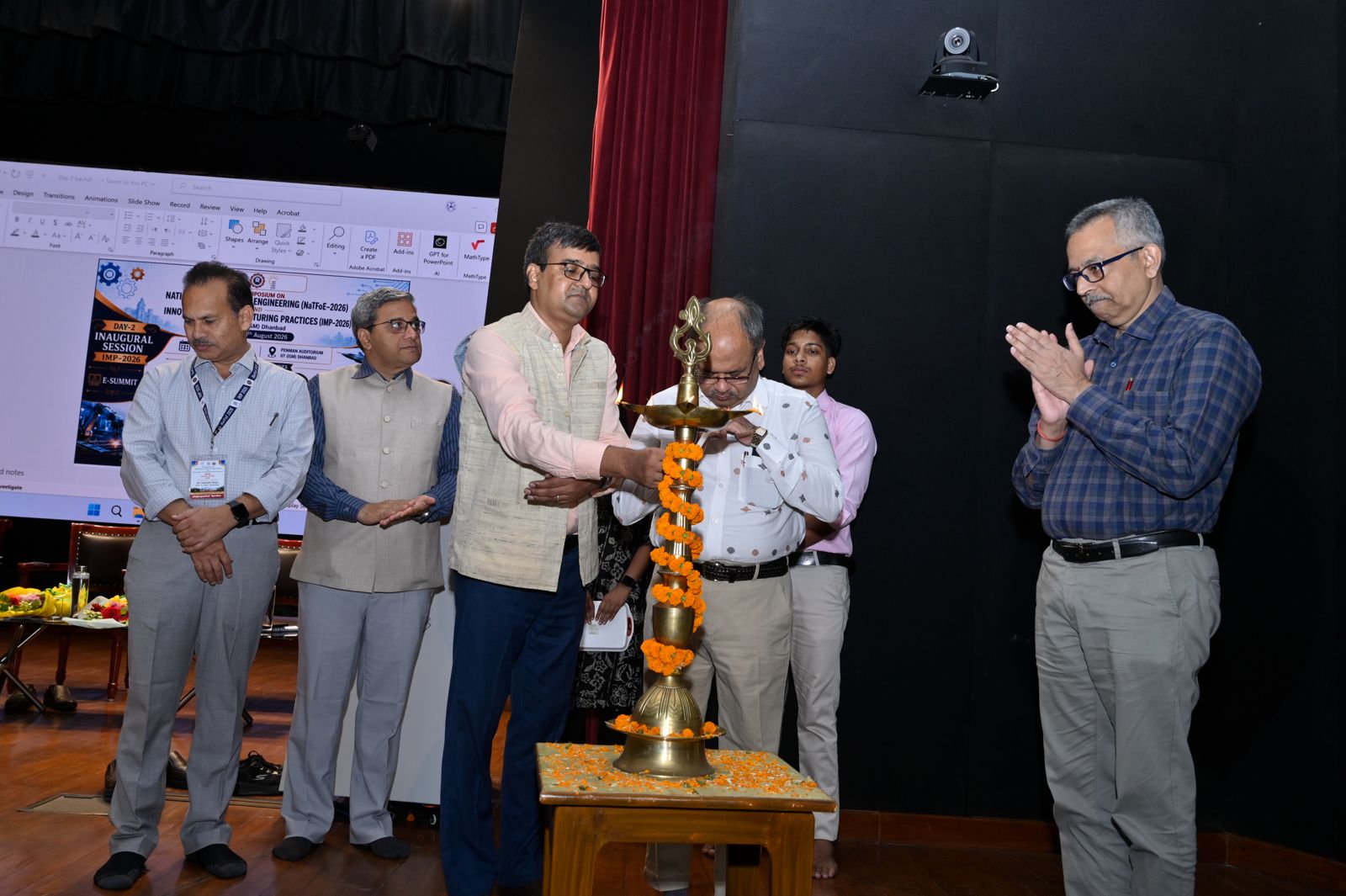 Lamp lighting ceremony