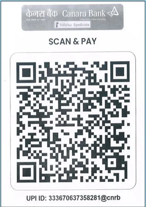 Canara Bank QR Payment